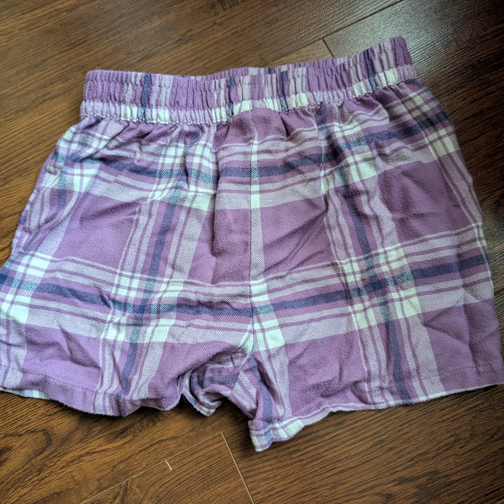Plaid Purple Women's Shorts